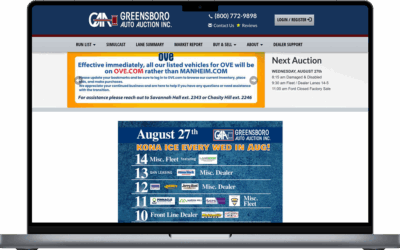 GREENSBORO AUTO AUCTION, INC.